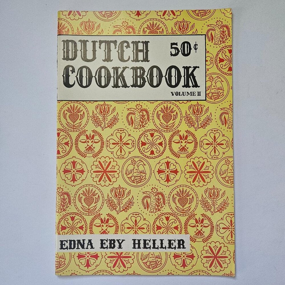 Vintage 1968 Dutch Cookbook Edna Eby Heller Intelligencer cottagecore granny chi